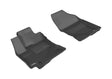 3D MAXpider Custom Fit All-Weather Floor Mat for Select Toyota Corolla Models - Kagu Rubber (Black) 2014-2019 - Front Row