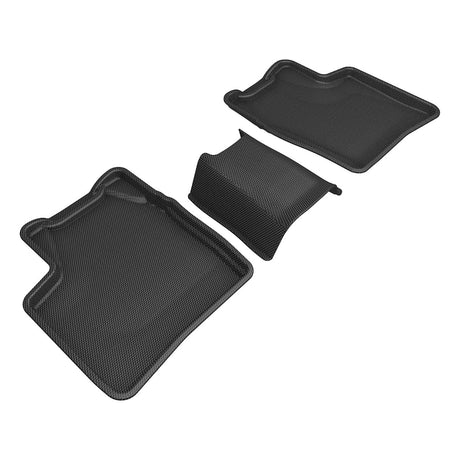 3D MAXpider Custom Fit All-Weather Floor Mat for Select Toyota Prius Models - Kagu Rubber (Black) 2004-2009 - Second Row