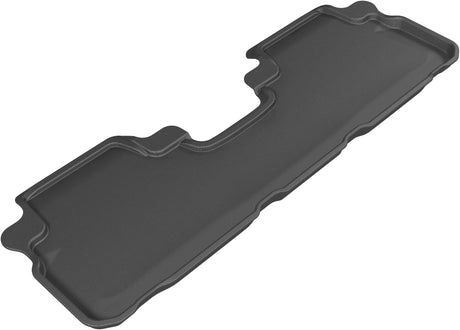 3D MAXpider Custom Fit All-Weather Floor Mat for Select Toyota Highlander Models - Kagu Rubber (Black) 2008-2013 - Second Row