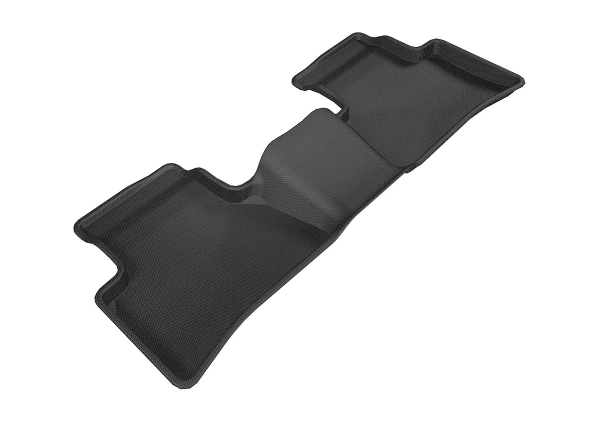 3D MAXpider Custom Fit All-Weather Floor Mat for Select Toyota C-HR Models - Kagu Rubber (Black) 2018-2022 - Second Row