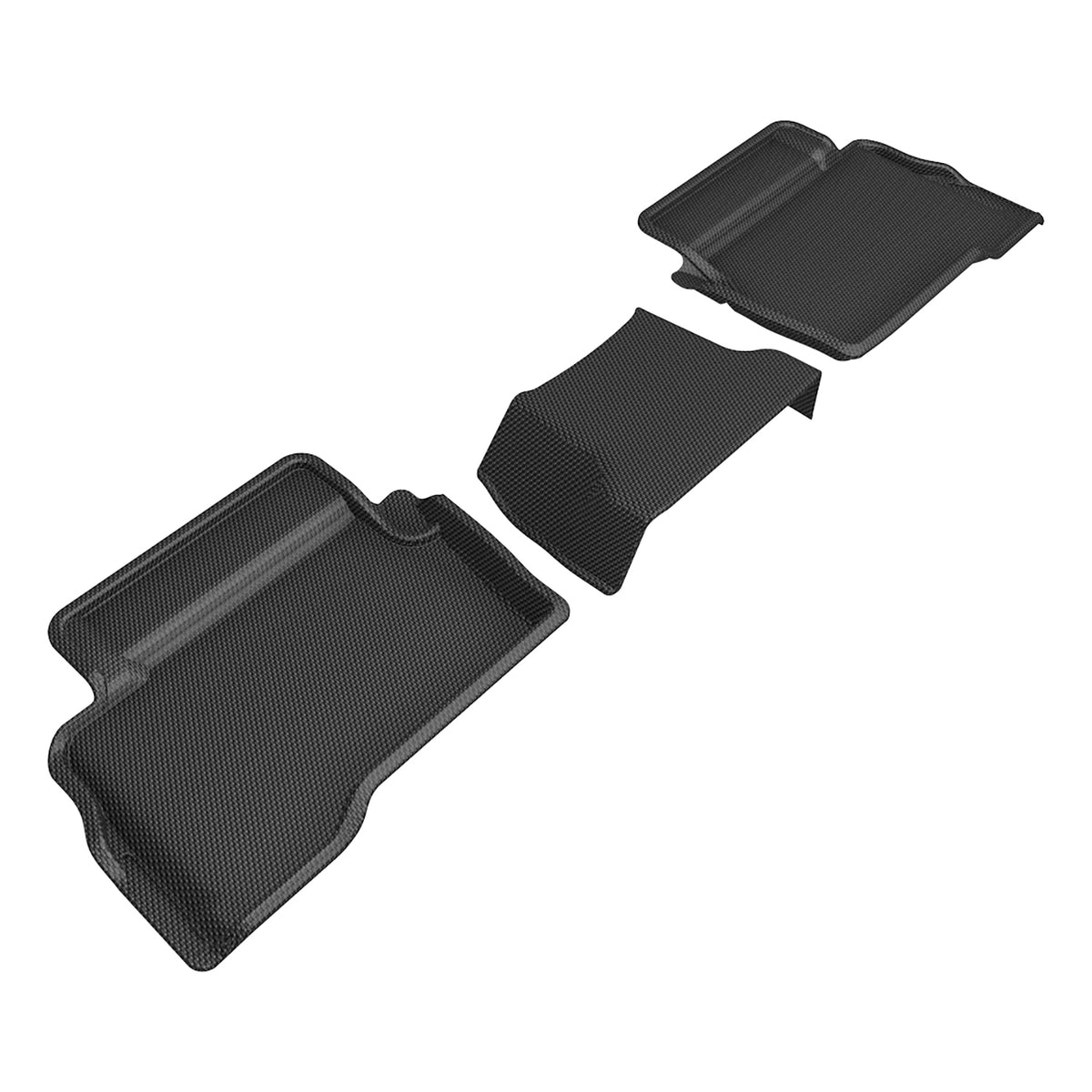 3D MAXpider L1TY31501509: Toyota Tacoma Double Cab 2024 Kagu Black - Second Row