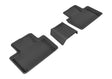 3D MAXpider Custom Fit Kagu Floor Mat (Black) Compatible with Volvo XC90 2015-2024 - Second Row