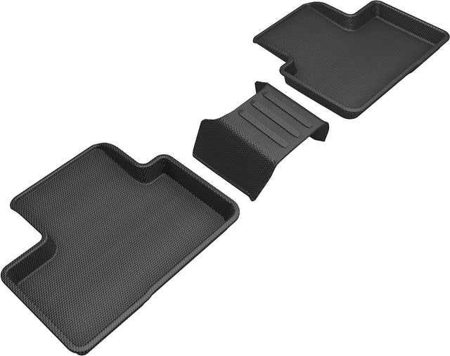 3D MAXpider Custom Fit Kagu Floor Mat (Black) Compatible with Volvo XC40 2019-2024 - Second Row