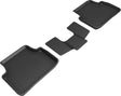 3D MAXpider Custom Fit Kagu Floor Mat (Black) Compatible with Volkswagen Jetta 2019-2024 - Second Row