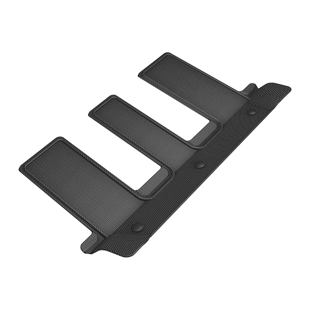 3D MAXpider Custom Fit Kagu Floor Mat (Black) Compatible with Rivian R1S 2022-2026 - 3rd Row