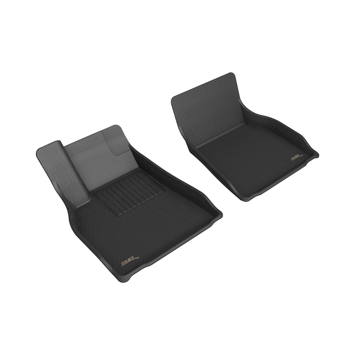 3D MAXpider L1TL03811509: Tesla Model S 2021-2023 Kagu Black - Front Row