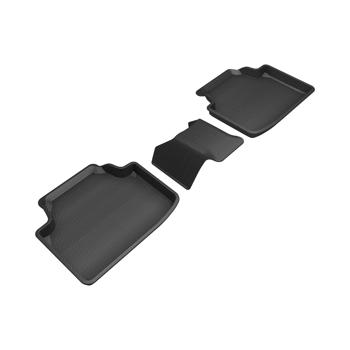 3D MAXpider L1VW09701509: Volkswagen Taos 2022-2024 Kagu Black - Second Row