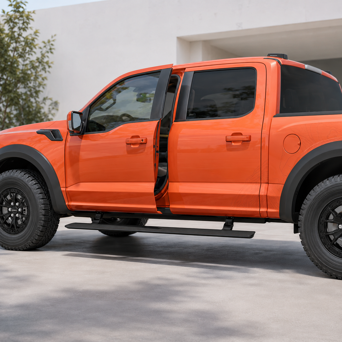 F-150 2021-2026  (Super Crew) Power Running Board
