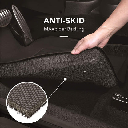 3D MAXpider Custom Fit Floor Liner Black for 2014-2023 INFINITI Q50