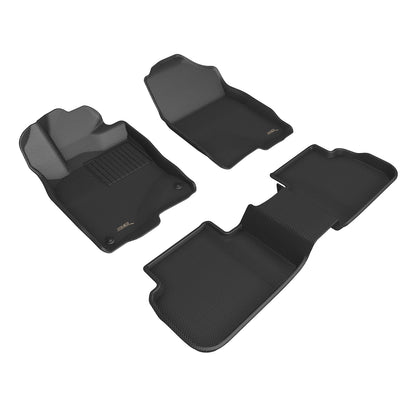 3D MAXpider Custom Fit Floor Liner Black for 2022-2023 HONDA CIVIC (2nd Row Without USB Port)
