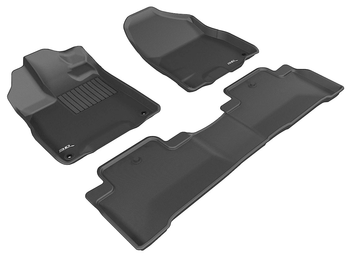 3D MAXpider Custom Fit Floor Liner Black for 2014-2020 ACURA MDX