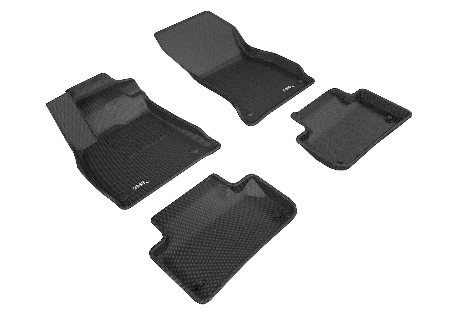 3D MAXpider Custom Fit Floor Liner Black for 2018-2023 AUDI Q5 / SQ5 / Q5 PHEV