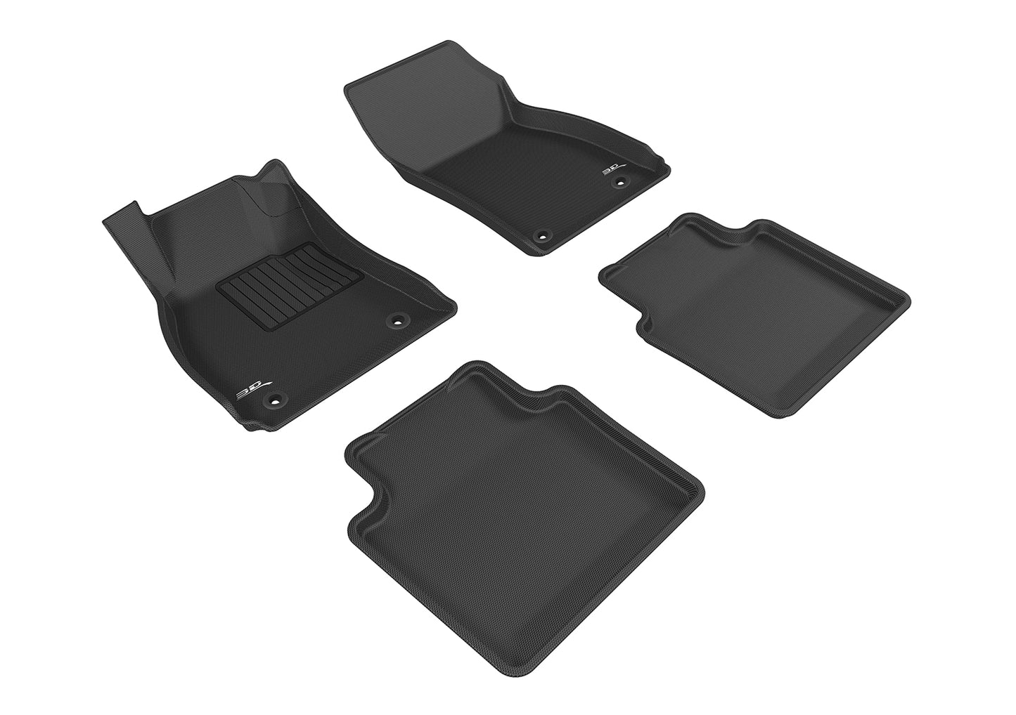 3D MAXpider Custom Fit Floor Liner Black for 2010-2016 BUICK LACROSSE