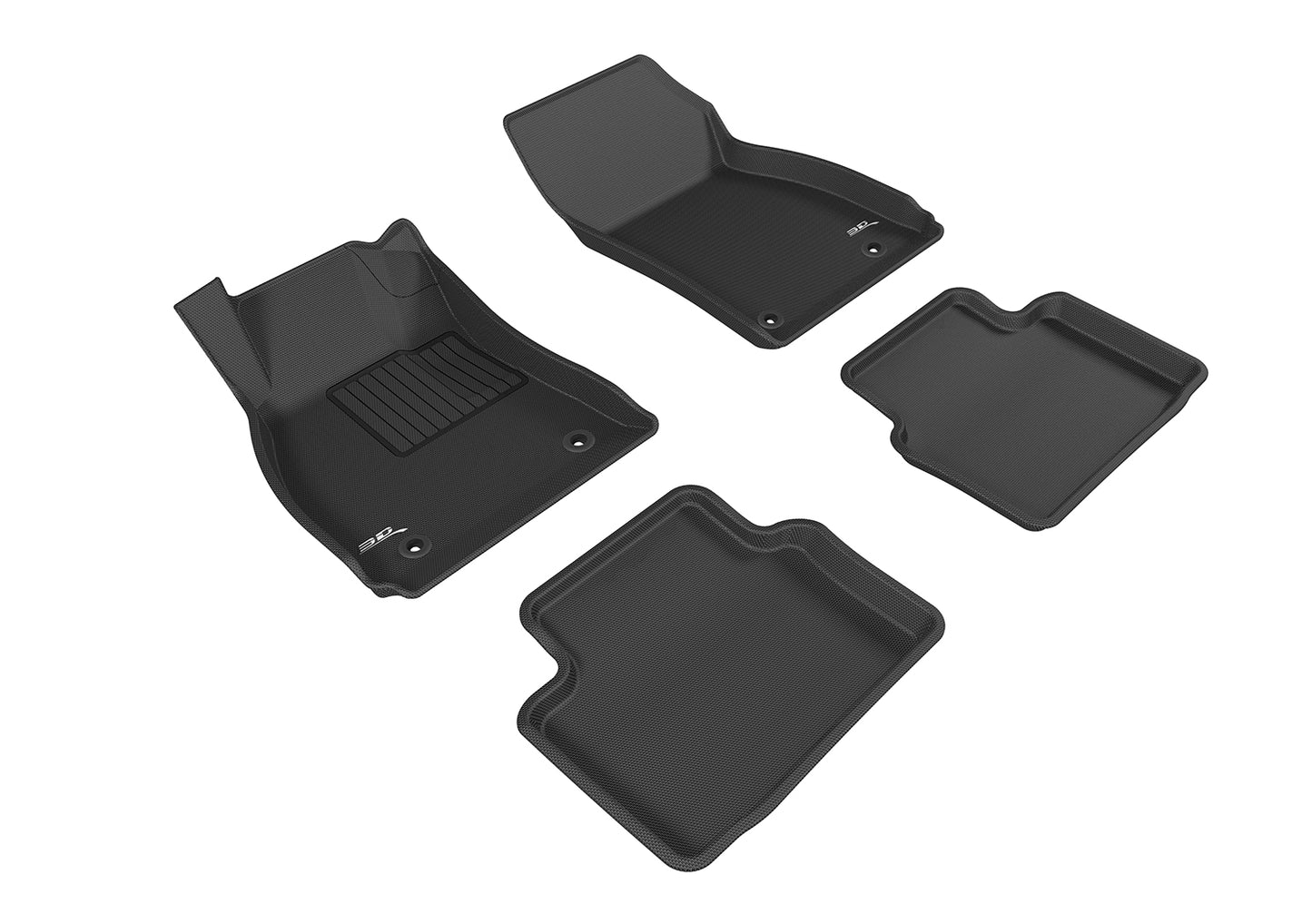 3D MAXpider Custom Fit Floor Liner Black for 2011-2017 BUICK REGAL