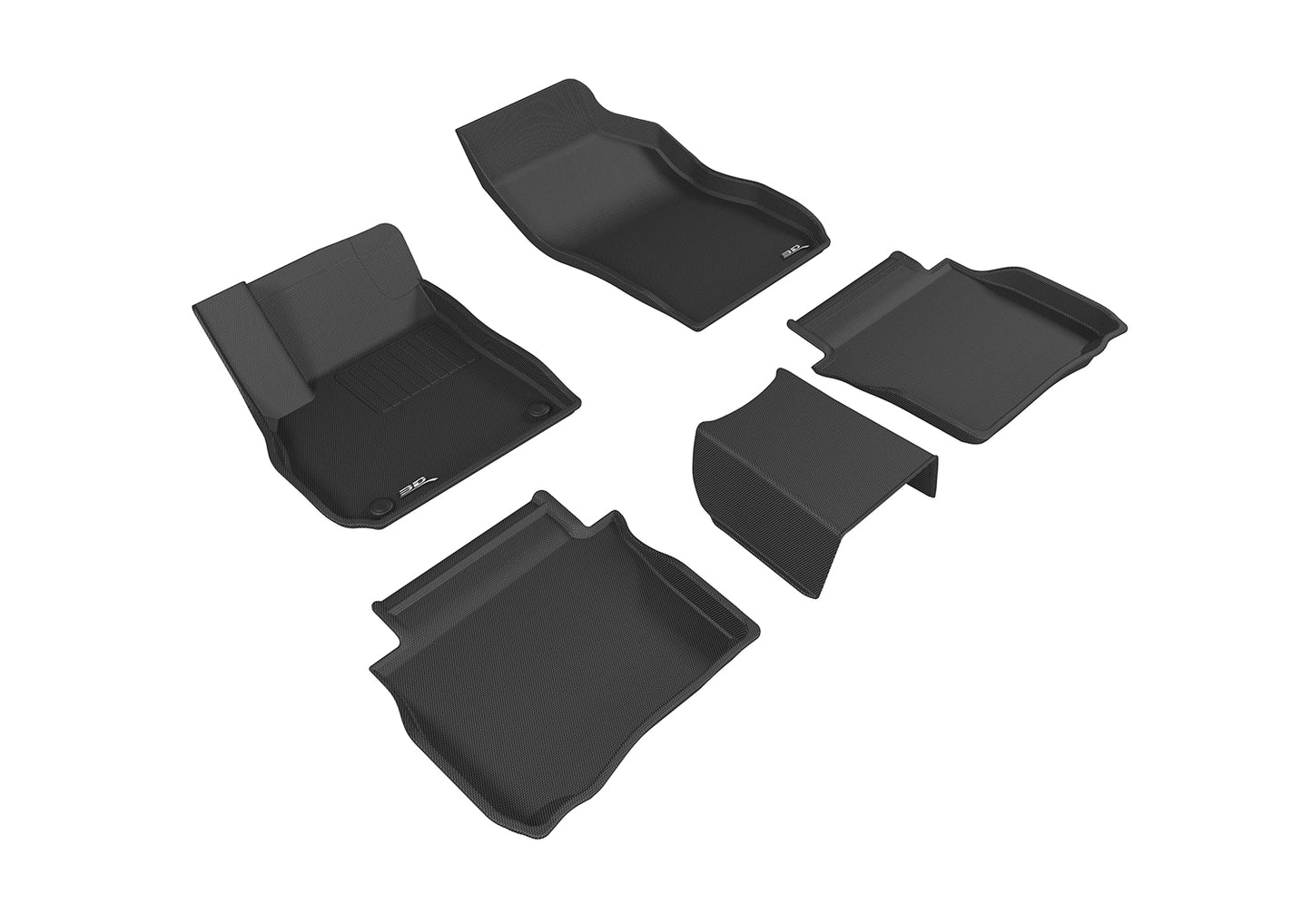 3D MAXpider Custom Fit Floor Liner Black for 2017-2019 BUICK LACROSSE