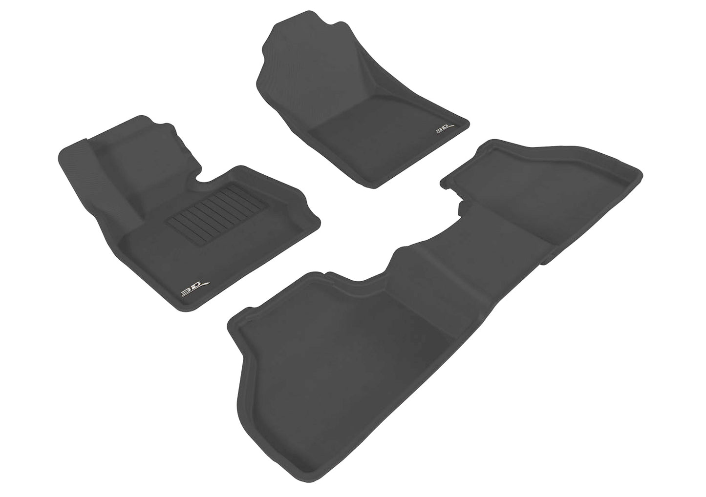 3D MAXpider Custom Fit Floor Liner Black for 2011-2017 BMW X3