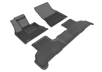 3D MAXpider Custom Fit Floor Liner Black for 2014-2019 BMW X6