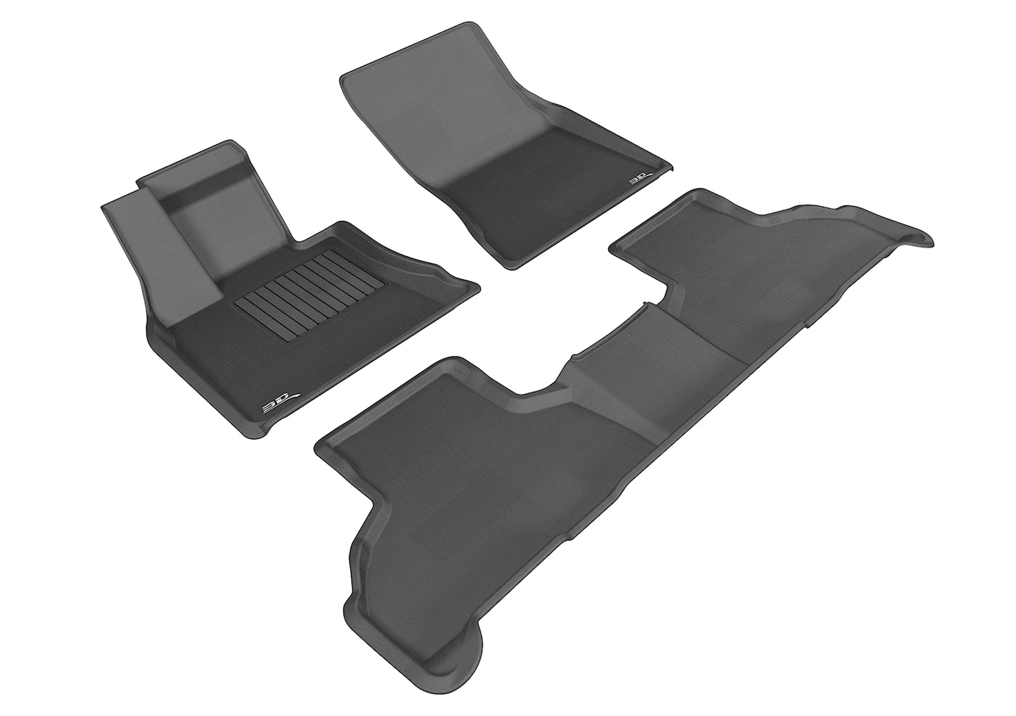 3D MAXpider Custom Fit Floor Liner Black for 2014-2019 BMW X5