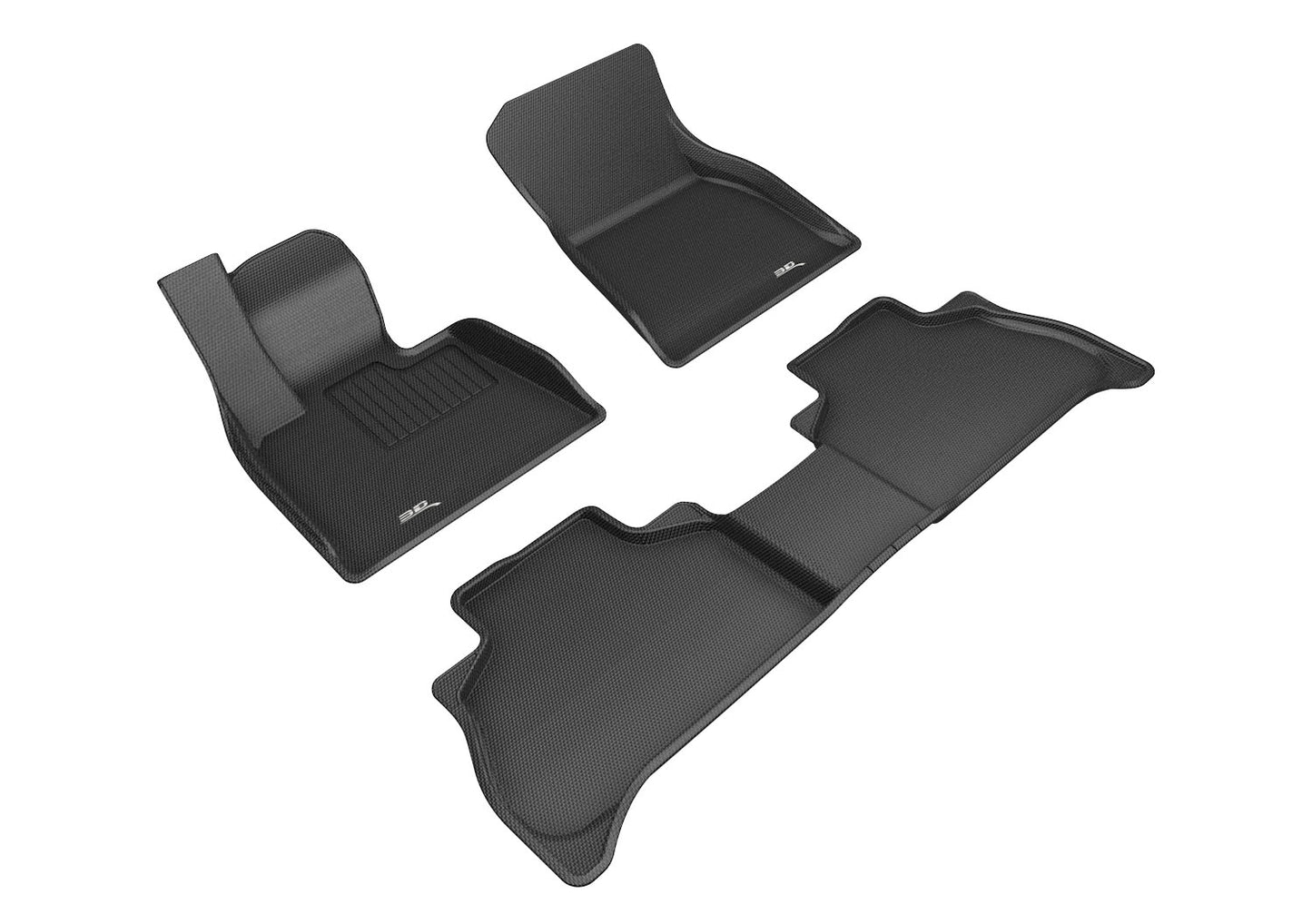 3D MAXpider Custom Fit Floor Liner Black for 2019-2023 BMW X5 1st and 2nd Rows Only