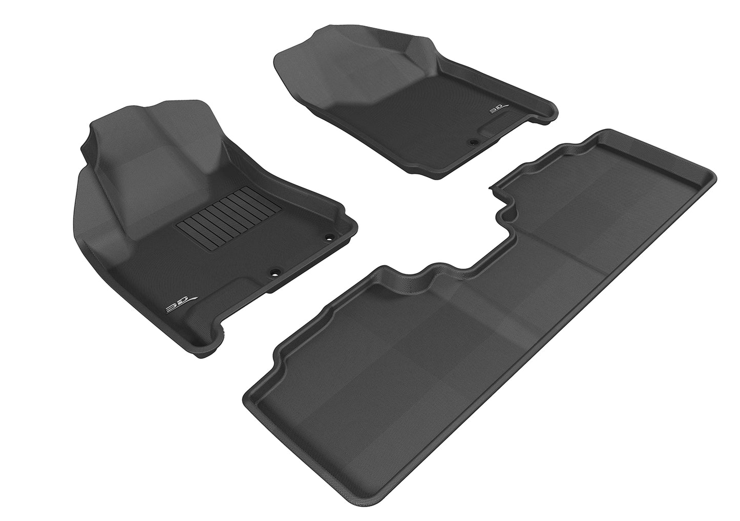 3D MAXpider Custom Fit Floor Liner Black for 2010-2016 CADILLAC SRX