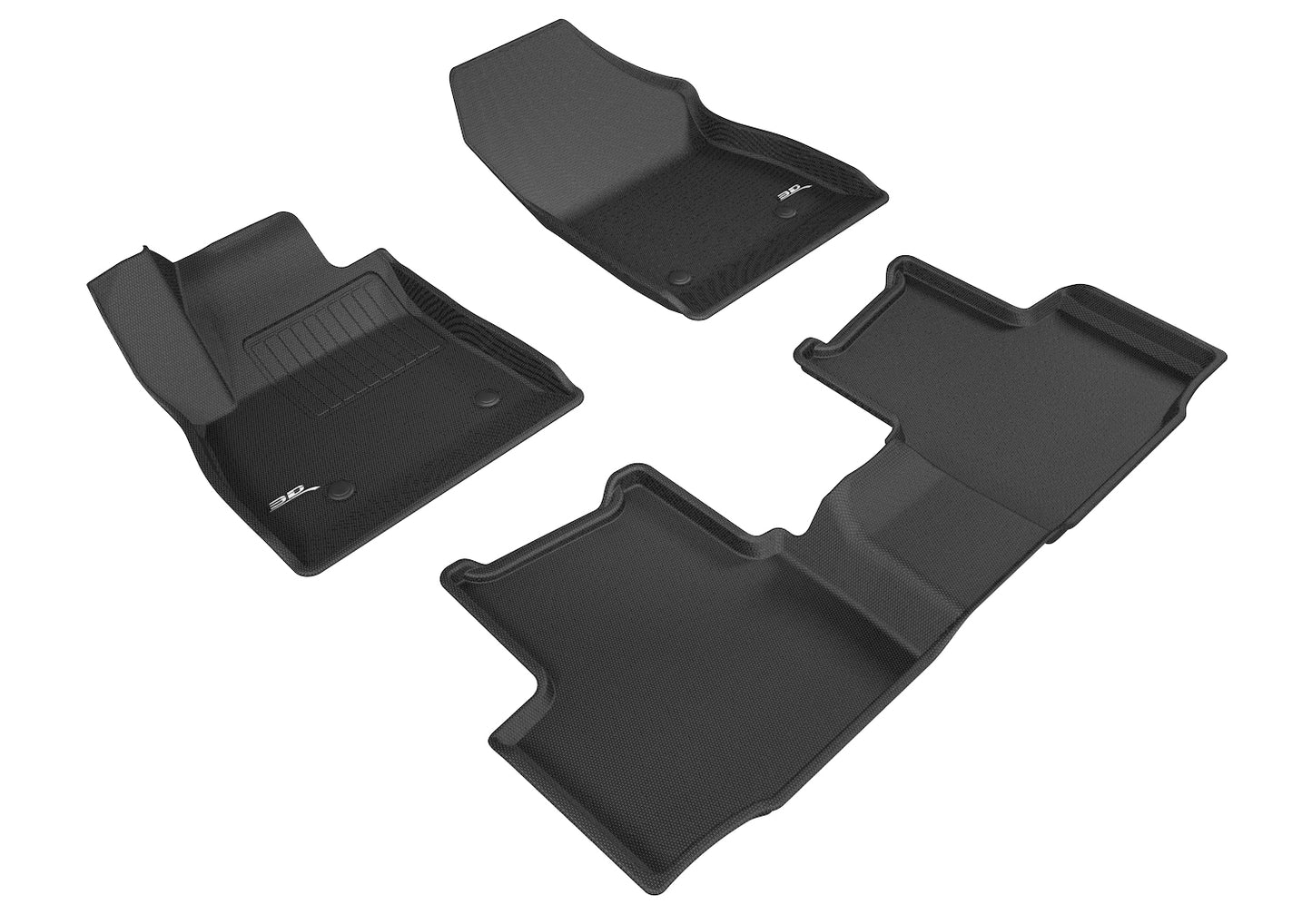 3D MAXpider Custom Fit Floor Liner Black for 2016-2019 CHEVROLET CRUZE