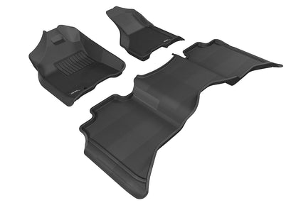 3D MAXpider Custom Fit Floor Liner Black for 2009-2012 DODGE RAM 1500