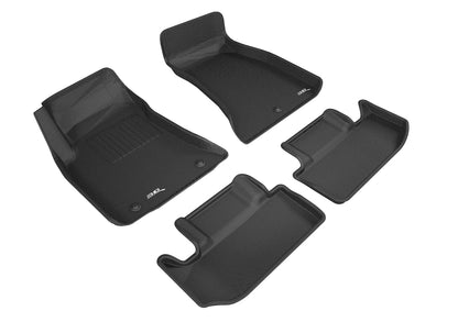 3D MAXpider Custom Fit Floor Liner Black for 2015-2022 DODGE CHALLENGER RWD