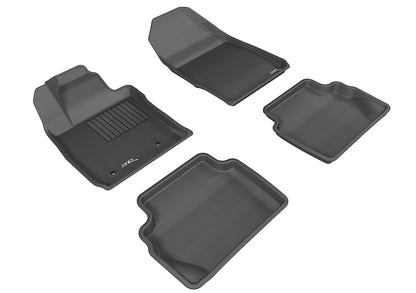 3D MAXpider Custom Fit Floor Liner Black for 2011-2019 FORD FIESTA