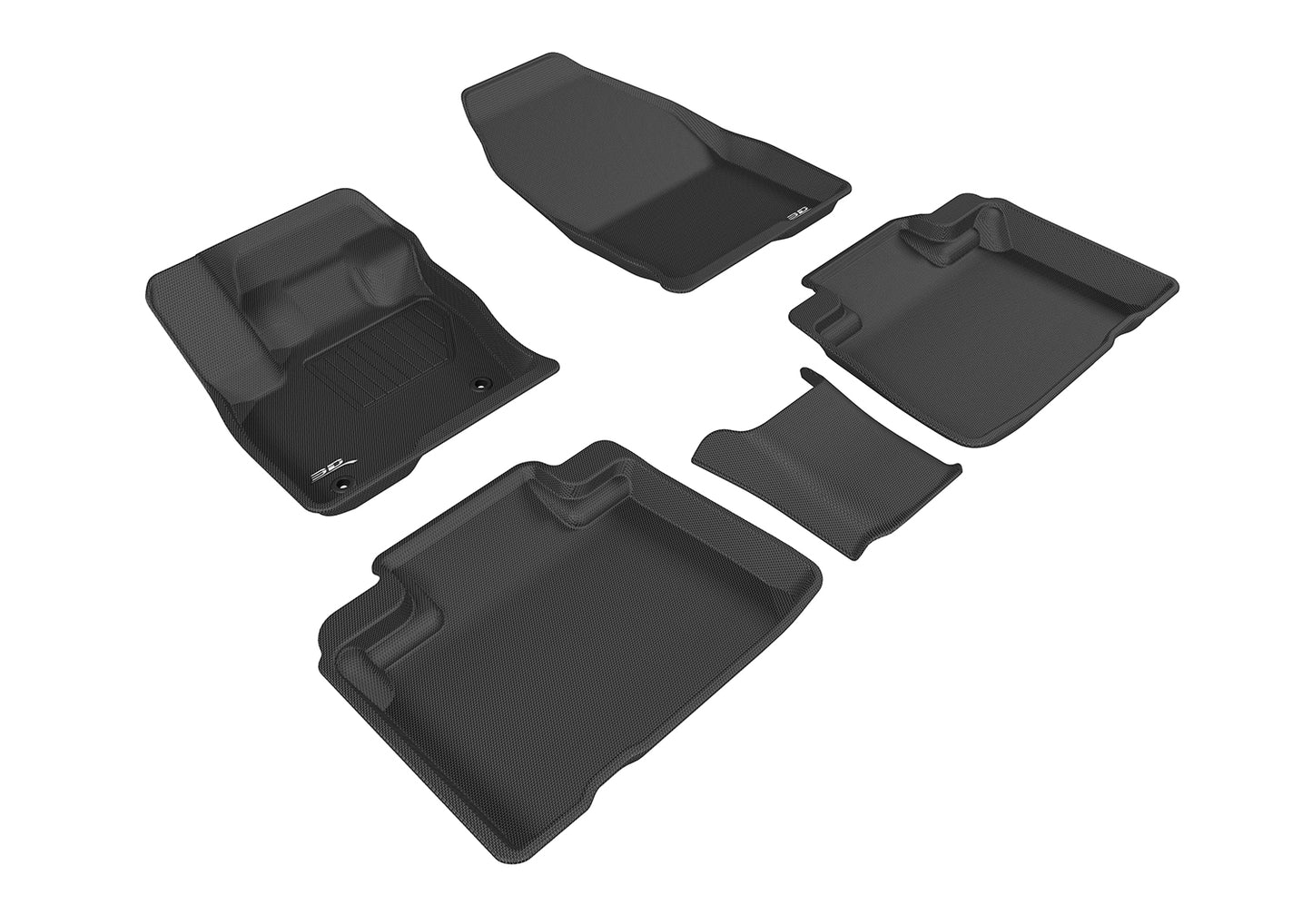 3D MAXpider Custom Fit Floor Liner Black for 2015-2022 FORD EDGE