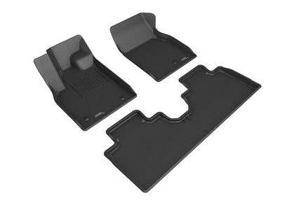 3D MAXpider Custom Fit Floor Liner Black for 2021-2023 FORD MUSTANG Mach-E