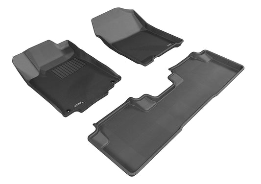 3D MAXpider Custom Fit Floor Liner Black for 2012-2016 HONDA CR-V