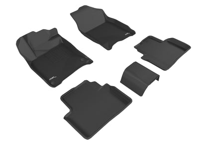3D MAXpider Custom Fit Floor Liner Black for 2016-2021 HONDA CIVIC Fits Sedan and Hatchback