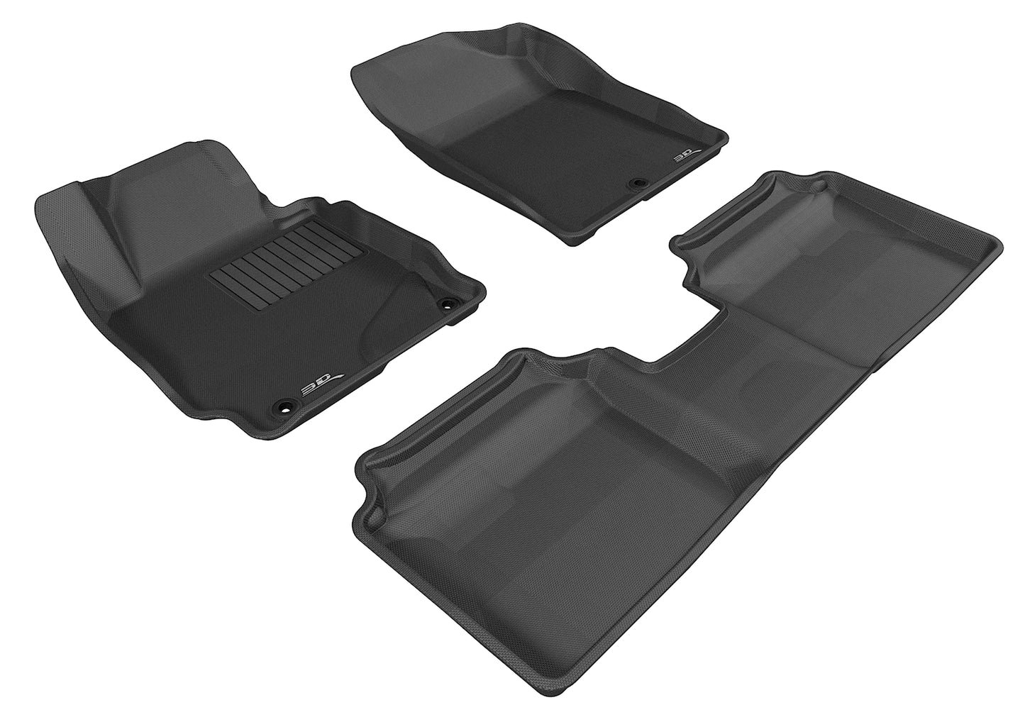 3D MAXpider Custom Fit Floor Liner Black for 2011-2013 HYUNDAI ELANTRA
