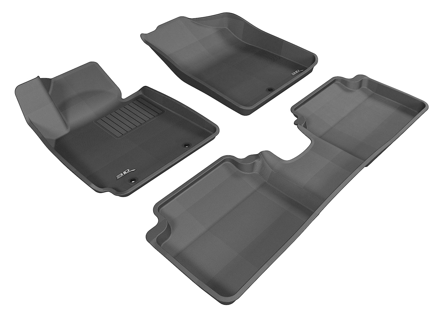 3D MAXpider Custom Fit Floor Liner Black for 2012-2017 HYUNDAI VELOSTER