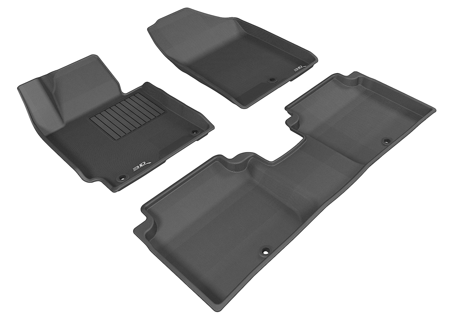 3D MAXpider Custom Fit Floor Liner Black for 2014-2016 HYUNDAI ELANTRA
