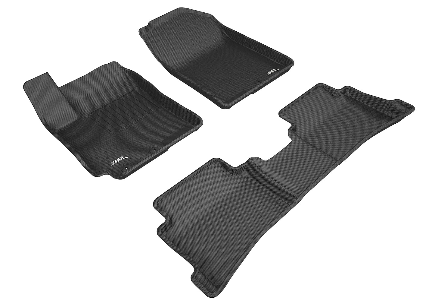 3D MAXpider Custom Fit Floor Liner Black for 2018-2022 HYUNDAI ACCENT
