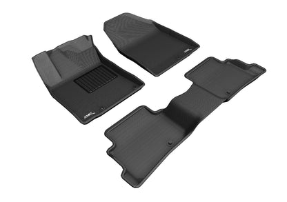 3D MAXpider Custom Fit Floor Liner Black for 2019-2023 HYUNDAI KONA EV Only