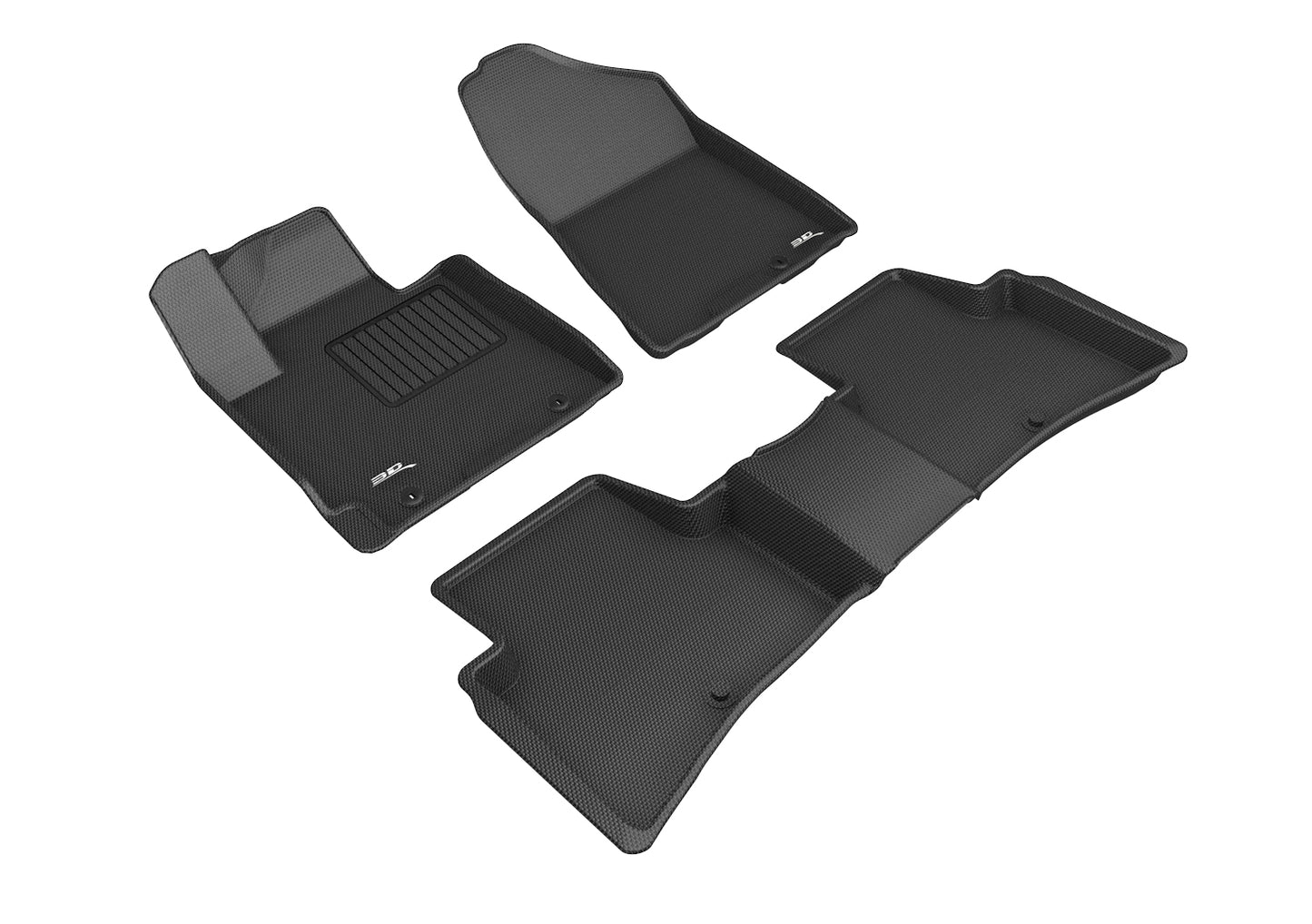 3D MAXpider Custom Fit Floor Liner Black for 2019-2021 HYUNDAI TUCSON