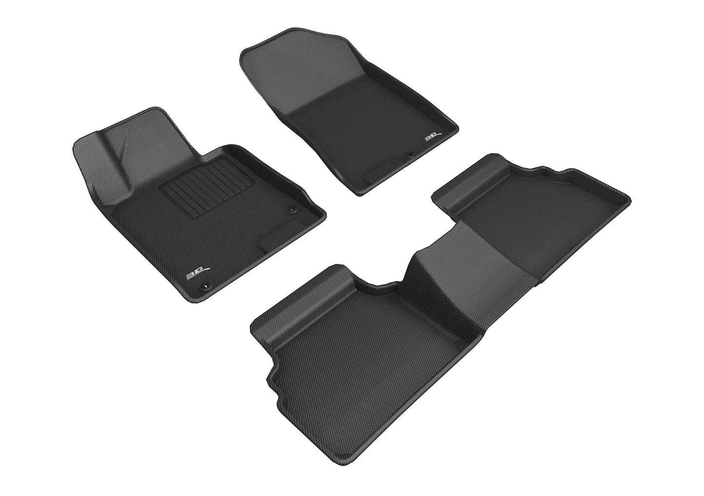 3D MAXpider Custom Fit Floor Liner Black for 2020-2023 HYUNDAI SONATA