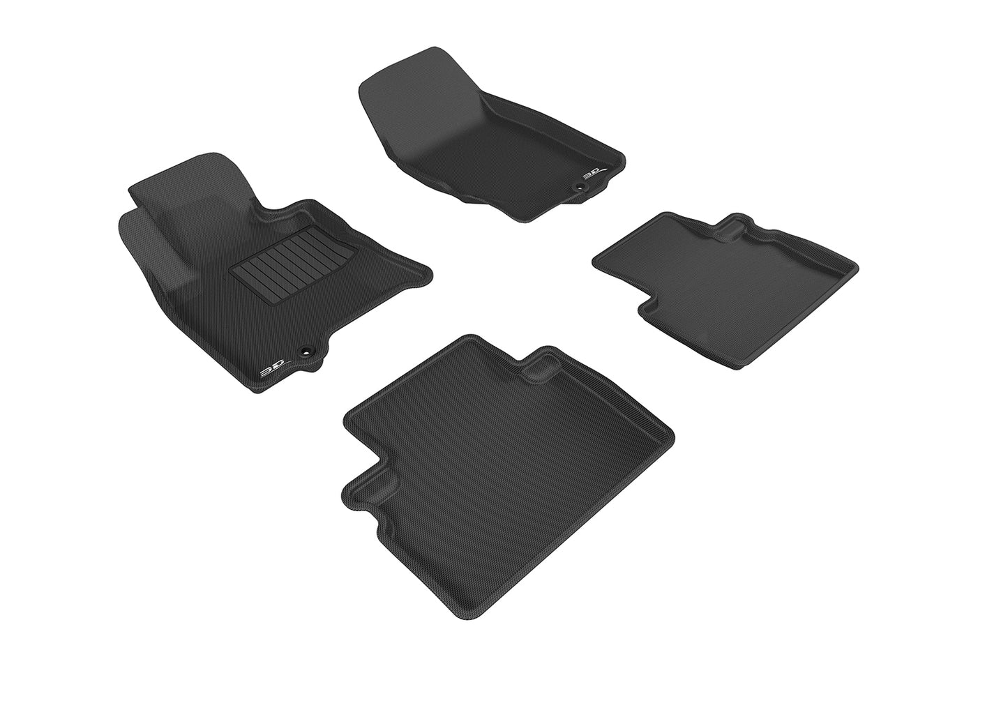 3D MAXpider Custom Fit Floor Liner Black for 2016-2017 INFINITI QX50