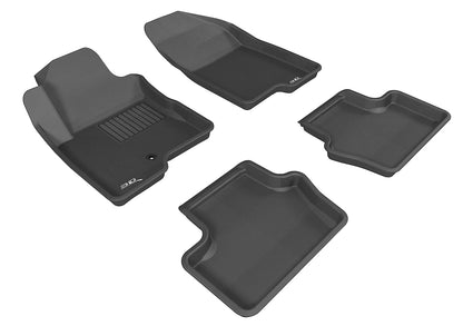 3D MAXpider Custom Fit Floor Liner Black for 2007-2013 JEEP COMPASS