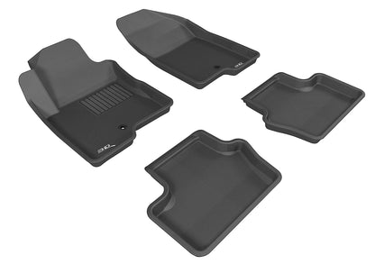 3D MAXpider Custom Fit Floor Liner Black for 2007-2017 JEEP COMPASS