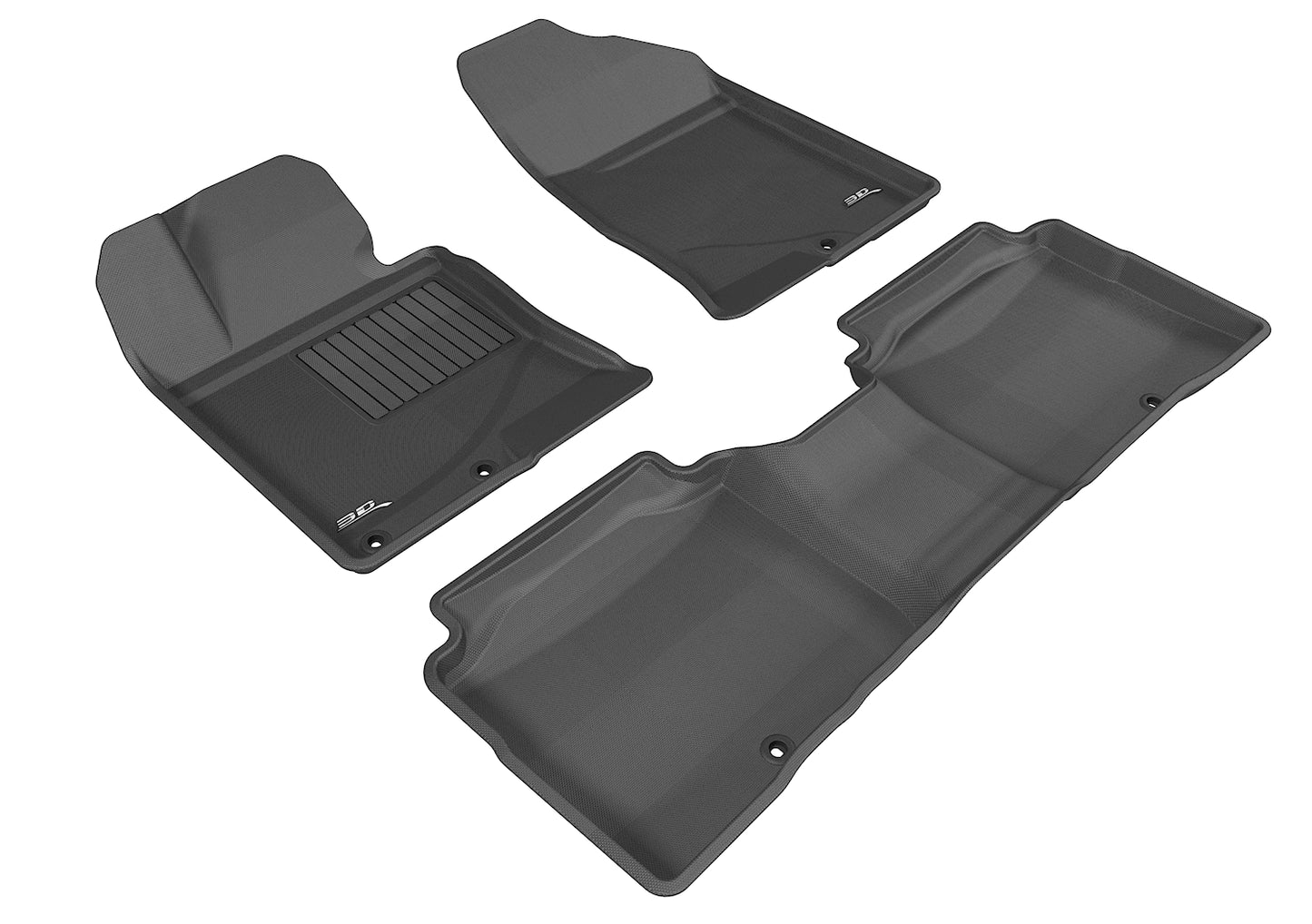 3D MAXpider Custom Fit Floor Liner Black for 2011-2015 KIA OPTIMA