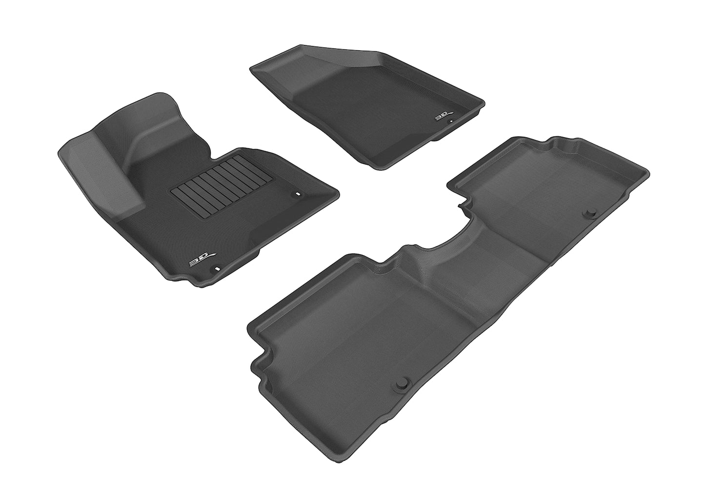 3D MAXpider Custom Fit Floor Liner Black for 2014-2016 KIA SPORTAGE