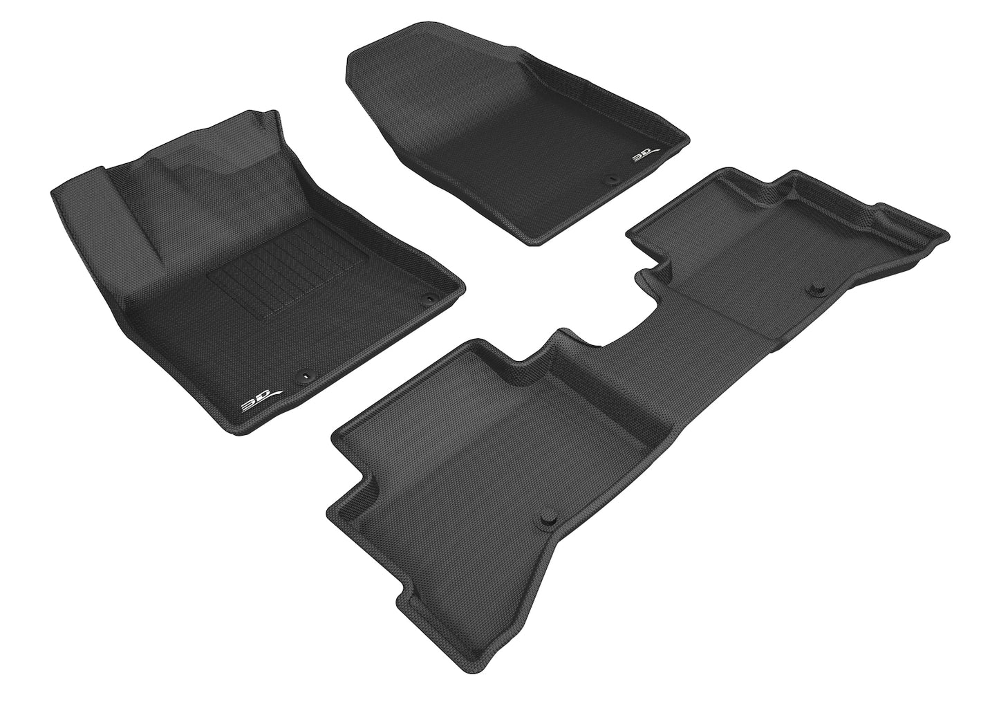 3D MAXpider Custom Fit Floor Liner Black for 2017-2022 KIA NIRO