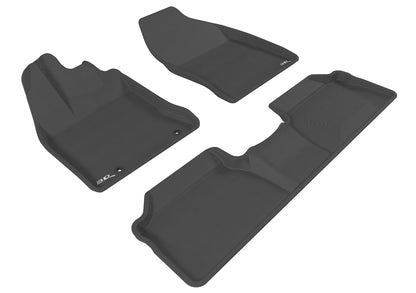 3D MAXpider Custom Fit Floor Liner Black for 2011-2017 LEXUS CT HYBRID