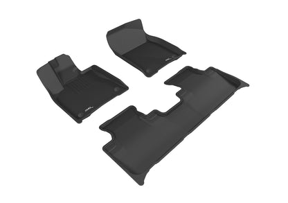 3D MAXpider Custom Fit Floor Liner Black for 2016-2022 LEXUS RX 5 Seaters