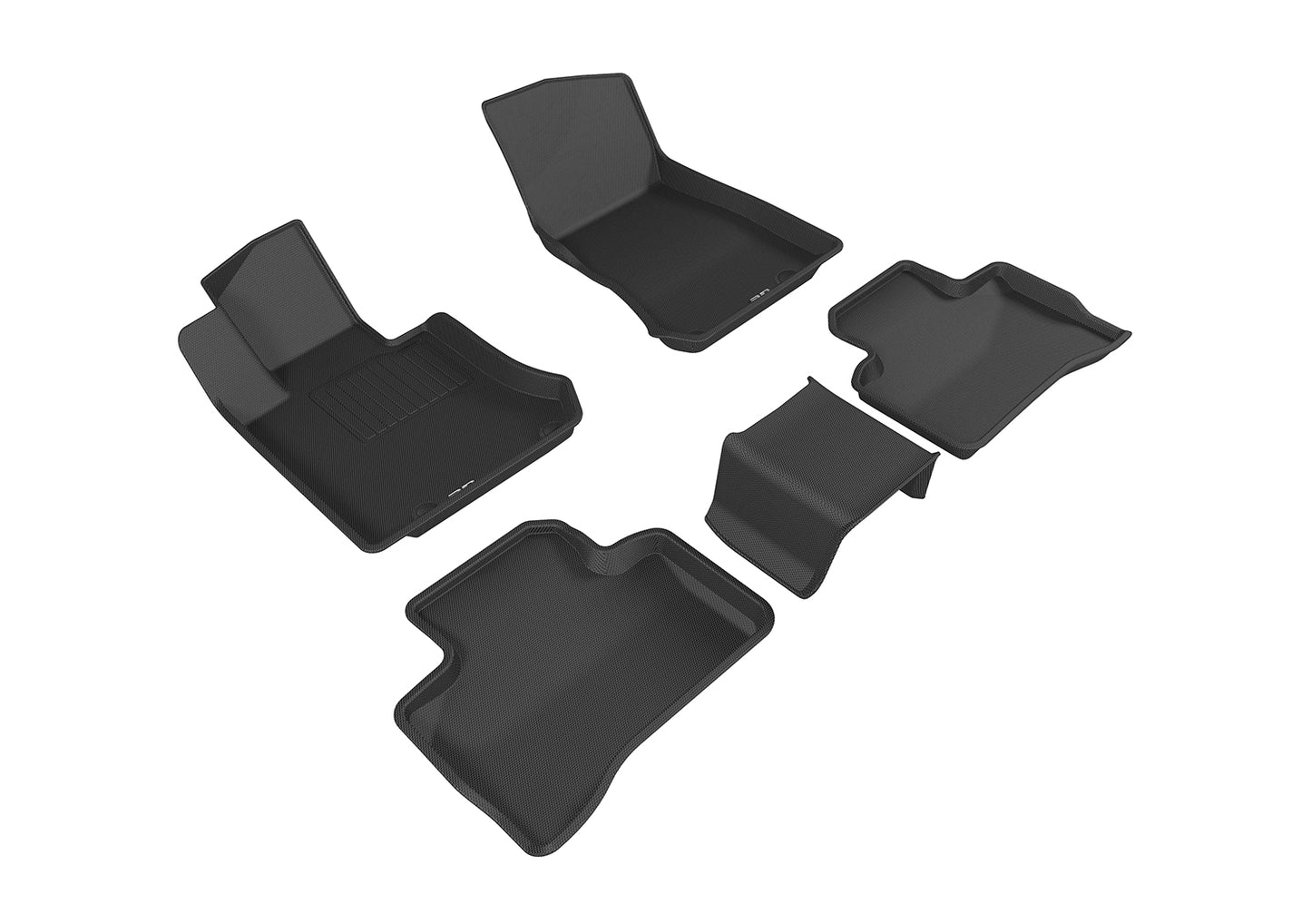 3D MAXpider Custom Fit Floor Liner Black for 2016-2023 MERCEDES-BENZ GLC-CLASS