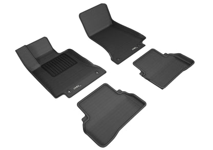 3D MAXpider Custom Fit Floor Liner Black for 2015-2021 MERCEDES BENZ C-CLASS