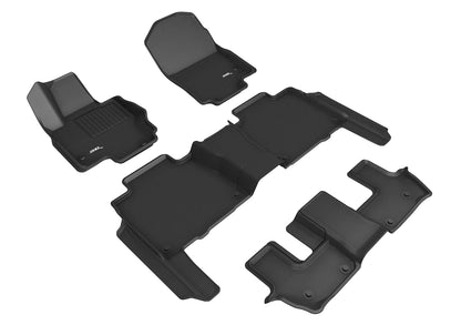 3D MAXpider Custom Fit Floor Liner Black for 2020-2023 MERCEDES-BENZ GLS-CLASS All 3 Rows
